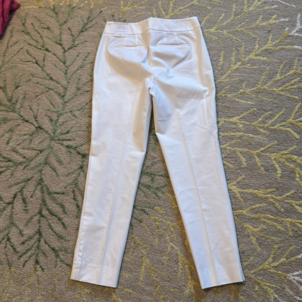 Talbots Chatham white ankle pants 2p NWT - Picture 4 of 5